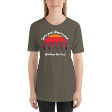 Load image into Gallery viewer, "God Is Great. Dogs are Good. And People Are Crazy." Bella + Canvas Unisex t-shirt