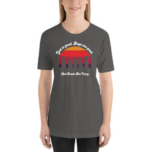 Load image into Gallery viewer, "God Is Great. Dogs are Good. And People Are Crazy." Bella + Canvas Unisex t-shirt