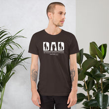 Load image into Gallery viewer, "Dad - The Toughest Job You'll Ever Love - Proverbs 22:6" Unisex t-shirt