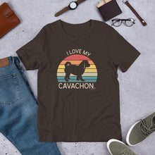 Load image into Gallery viewer, I Love My Cavachon Unisex t-shirt
