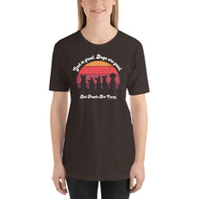 Load image into Gallery viewer, "God Is Great. Dogs are Good. And People Are Crazy." Bella + Canvas Unisex t-shirt
