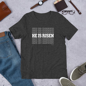 "He is Risen!" Bella + Canvas Short-sleeve unisex t-shirt