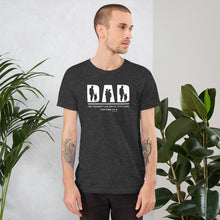 Load image into Gallery viewer, "Dad - The Toughest Job You'll Ever Love - Proverbs 22:6" Unisex t-shirt