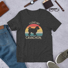 Load image into Gallery viewer, I Love My Cavachon Unisex t-shirt