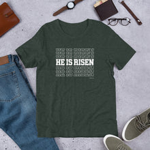 Load image into Gallery viewer, &quot;He is Risen!&quot; Bella + Canvas Short-sleeve unisex t-shirt
