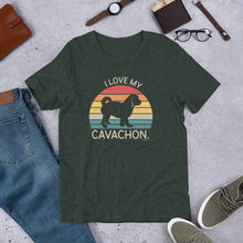 Load image into Gallery viewer, I Love My Cavachon Unisex t-shirt