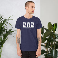Load image into Gallery viewer, "Dad - The Toughest Job You'll Ever Love - Proverbs 22:6" Unisex t-shirt
