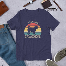 Load image into Gallery viewer, I Love My Cavachon Unisex t-shirt