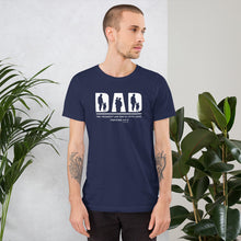 Load image into Gallery viewer, "Dad - The Toughest Job You'll Ever Love - Proverbs 22:6" Unisex t-shirt