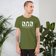 Load image into Gallery viewer, "Dad - The Toughest Job You'll Ever Love - Proverbs 22:6" Unisex t-shirt