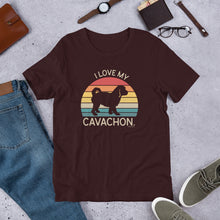 Load image into Gallery viewer, I Love My Cavachon Unisex t-shirt