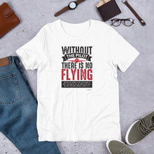 Load image into Gallery viewer, 1 Thessalonians 4:17 - Aviation Short-sleeve Unisex T-shirt