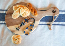 Load image into Gallery viewer, Komboloi - Alternating Lapiz Lazuli, Picture Jasper and Iron

