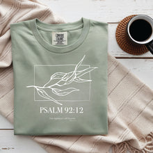 Load image into Gallery viewer, The Righteous Will Flourish | Psalm 92:12 Faith-Based Comfort Colors T-Shirt
