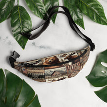 Load image into Gallery viewer, Outdoorsy Log Cabin Themed Fanny Pack - PSALMS 104:24
