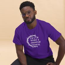 Load image into Gallery viewer, &quot;Truth Wore A Crown Of Thorns.&quot; Gildan Men&#39;s Classic Tee
