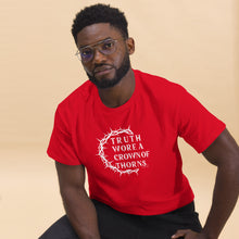 Load image into Gallery viewer, &quot;Truth Wore A Crown Of Thorns.&quot; Gildan Men&#39;s Classic Tee
