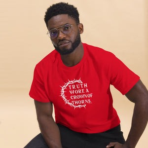 "Truth Wore A Crown Of Thorns." Gildan Men's Classic Tee