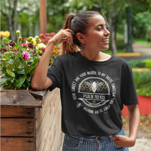 Psalm 119:103 Bella + Canvas Unisex t-shirt