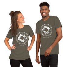 Load image into Gallery viewer, &quot;Xristos anesti! Alithos anesti! Christ is risen! Truly, He is risen! Matthew 28:6&quot; Bella Unisex T-Shirt

