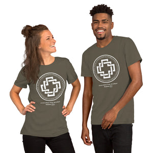 "Xristos anesti! Alithos anesti! Christ is risen! Truly, He is risen! Matthew 28:6" Bella Unisex T-Shirt