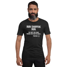Load image into Gallery viewer, &quot;Psalm 27:17 Butter Knives Bella + Canvas Unisex t-shirt
