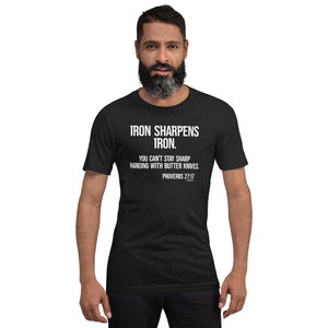 "Psalm 27:17 Butter Knives Bella + Canvas Unisex t-shirt