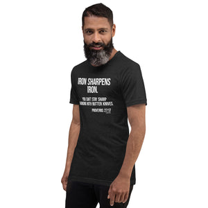 "Psalm 27:17 Butter Knives Bella + Canvas Unisex t-shirt
