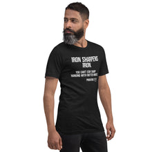 Load image into Gallery viewer, &quot;Psalm 27:17 Butter Knives Bella + Canvas Unisex t-shirt
