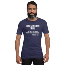 Load image into Gallery viewer, &quot;Psalm 27:17 Butter Knives Bella + Canvas Unisex t-shirt
