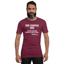 Load image into Gallery viewer, &quot;Psalm 27:17 Butter Knives Bella + Canvas Unisex t-shirt

