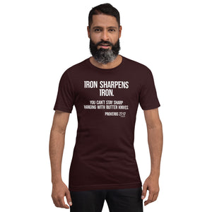 "Psalm 27:17 Butter Knives Bella + Canvas Unisex t-shirt
