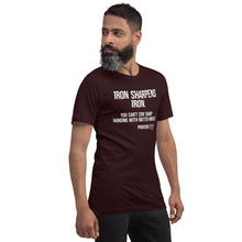 Load image into Gallery viewer, &quot;Psalm 27:17 Butter Knives Bella + Canvas Unisex t-shirt

