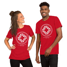 Load image into Gallery viewer, &quot;Xristos anesti! Alithos anesti! Christ is risen! Truly, He is risen! Matthew 28:6&quot; Bella Unisex T-Shirt
