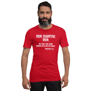 "Psalm 27:17 Butter Knives Bella + Canvas Unisex t-shirt