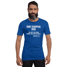 Load image into Gallery viewer, &quot;Psalm 27:17 Butter Knives Bella + Canvas Unisex t-shirt
