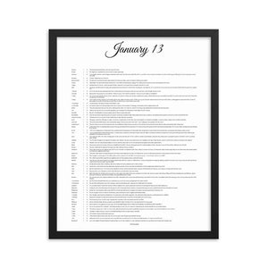January Birthday Bible Verses Digital Download