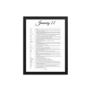 January Birthday Bible Verses Digital Download