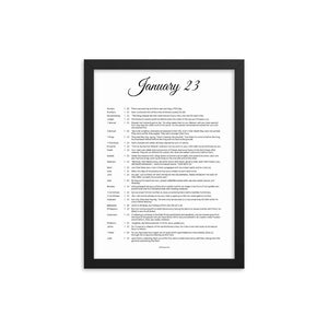 January Birthday Bible Verses Digital Download