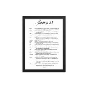 January Birthday Bible Verses Digital Download