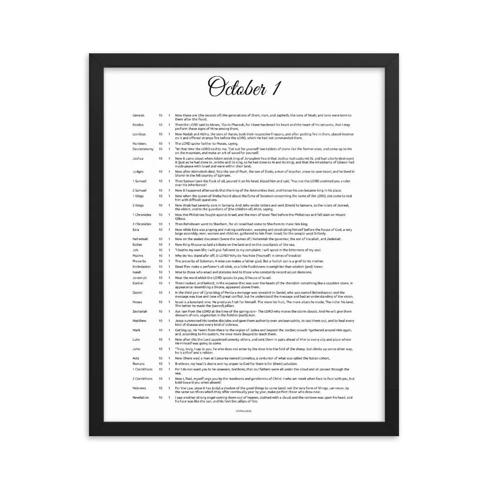 October Inspirational Bible Verses Printable Bible Verse Art Christian ...