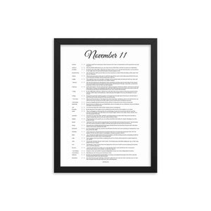 November Birthday Bible Verses Digital Download