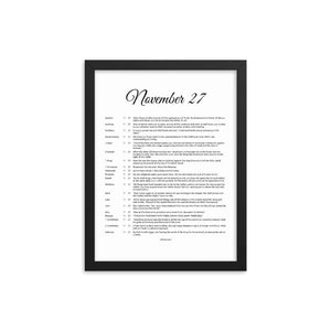 November Birthday Bible Verses Digital Download