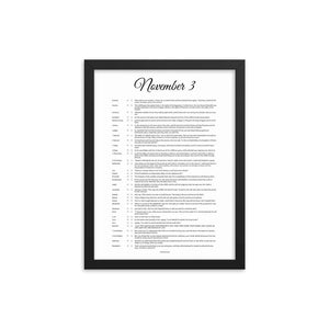 November Birthday Bible Verses Digital Download