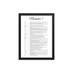 November Birthday Bible Verses Digital Download