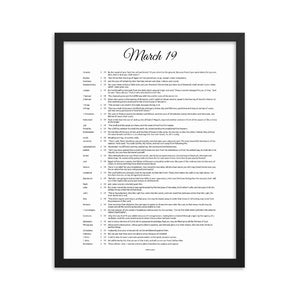 March Birthday Bible Verses Digital Download