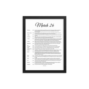 March Birthday Bible Verses Digital Download