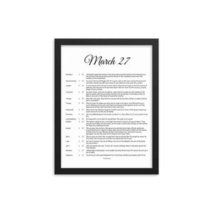 March Birthday Bible Verses Digital Download