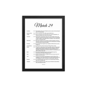 March Birthday Bible Verses Digital Download