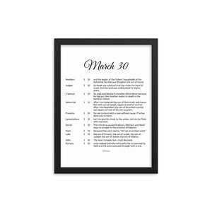 March Birthday Bible Verses Digital Download